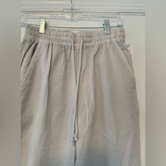 FAHERTY Essential Pant Mariner Grey Organic Cotton Linen Blend Travel - Picture 8 of 13